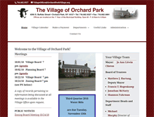Tablet Screenshot of orchardparkvillage.org